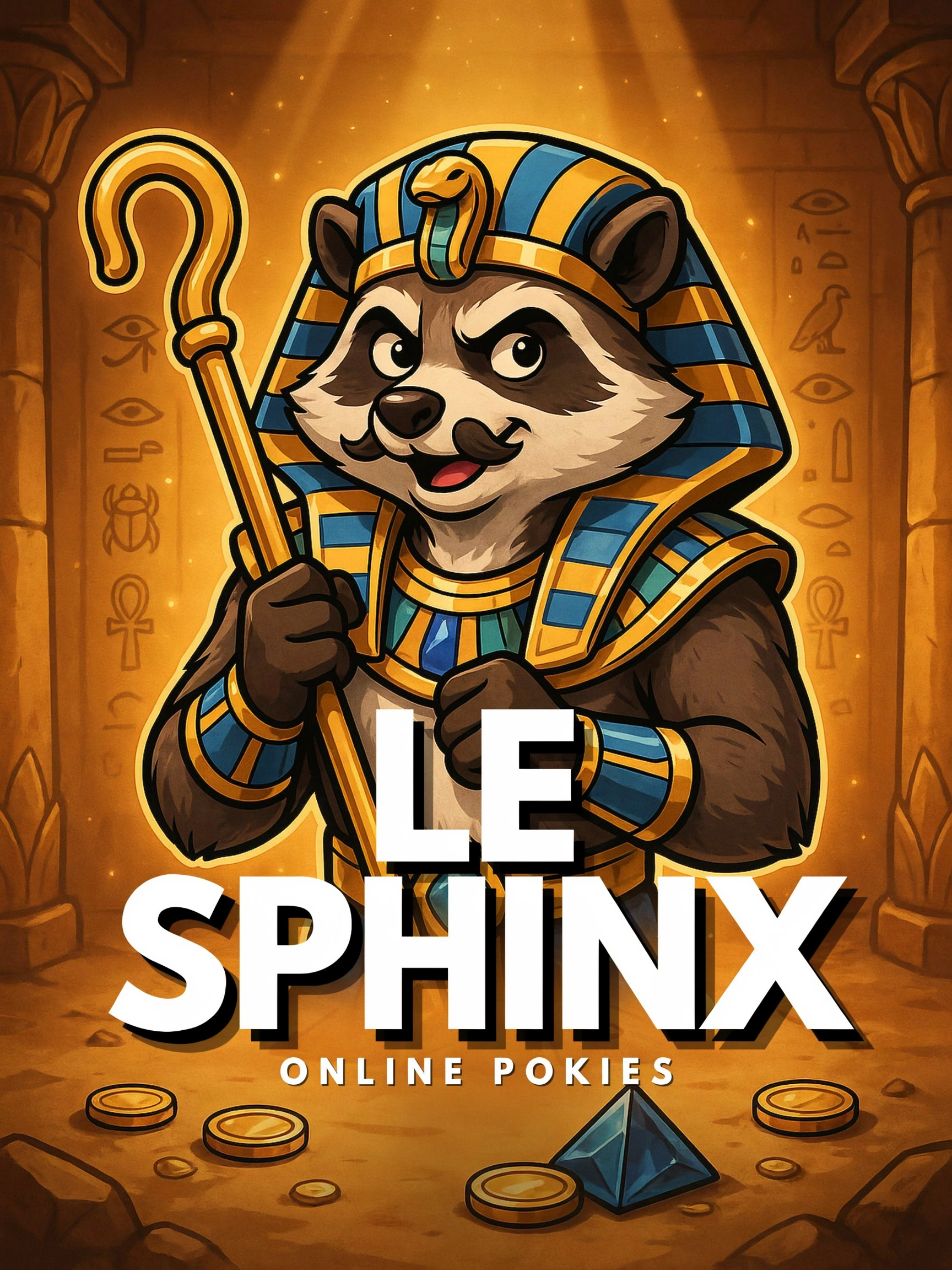 Cover tile for the Le Pharaoh pokie